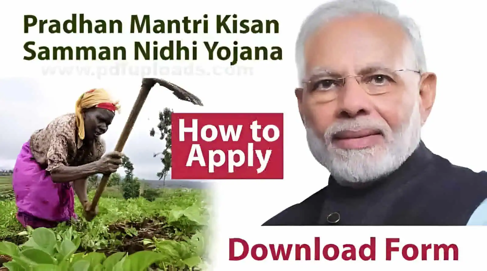 PM Kisan Application Form PDF
