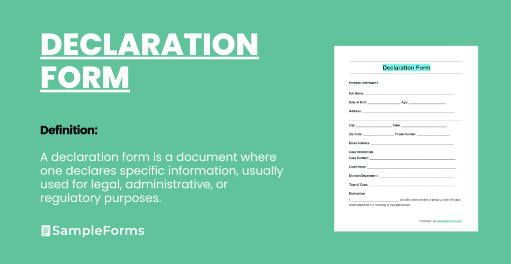 Assets Declaration Form PDF – Free Download Assets Declaration Form PDF – Free Download