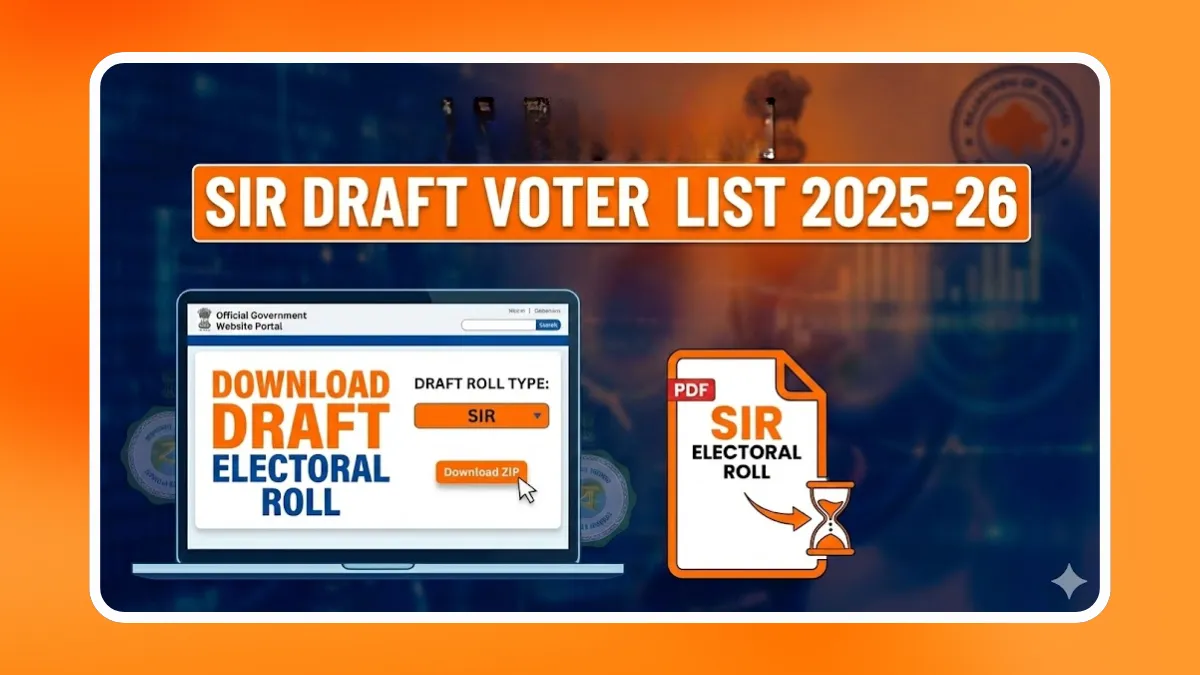 Kerala SIR Voter List 2025-26 (Draft Roll) – Download Assembly Wise PDF